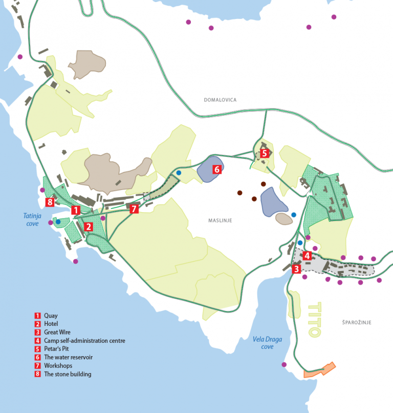 Goli Otok Map - Goli Otok